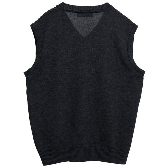 breidhof (Iceland) Vintage Slip Stitch Schurwolle Knit Vest : L - Picture 5 of 8